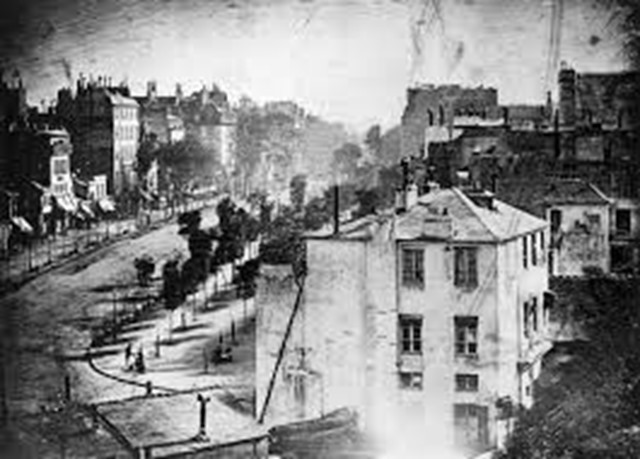 História da Fotografia - Daguerre - Boulevard du Temple - Paris - 1838