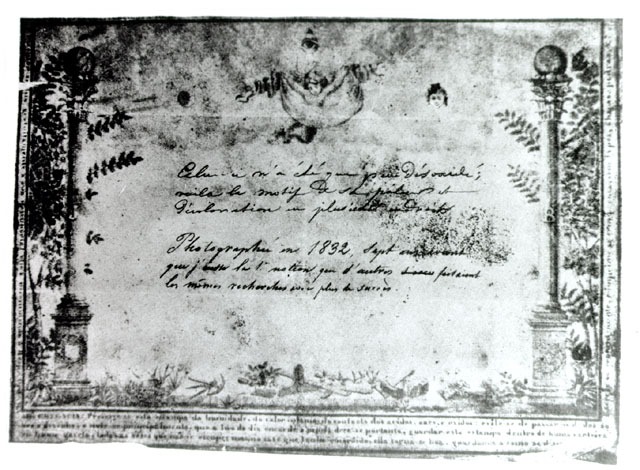 História da Fotografia - Hércule Florence - Diploma de Maçonaria - 1833