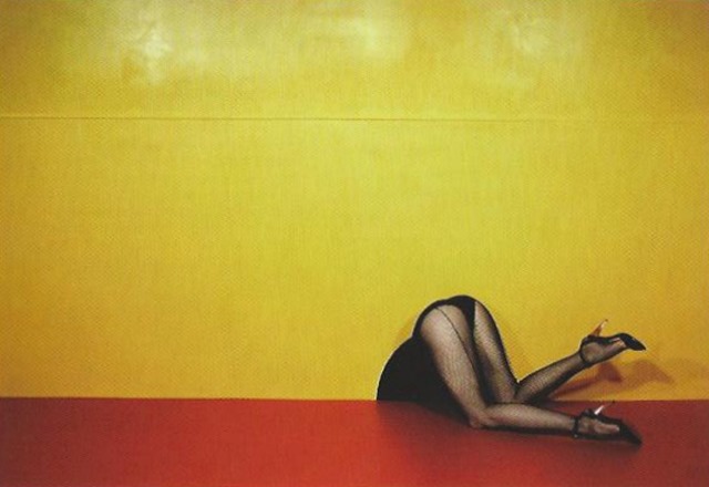 The Photographers Vision - Michael Freeman - P35 - Female lower half in seamed stockings, Guy Bourdin